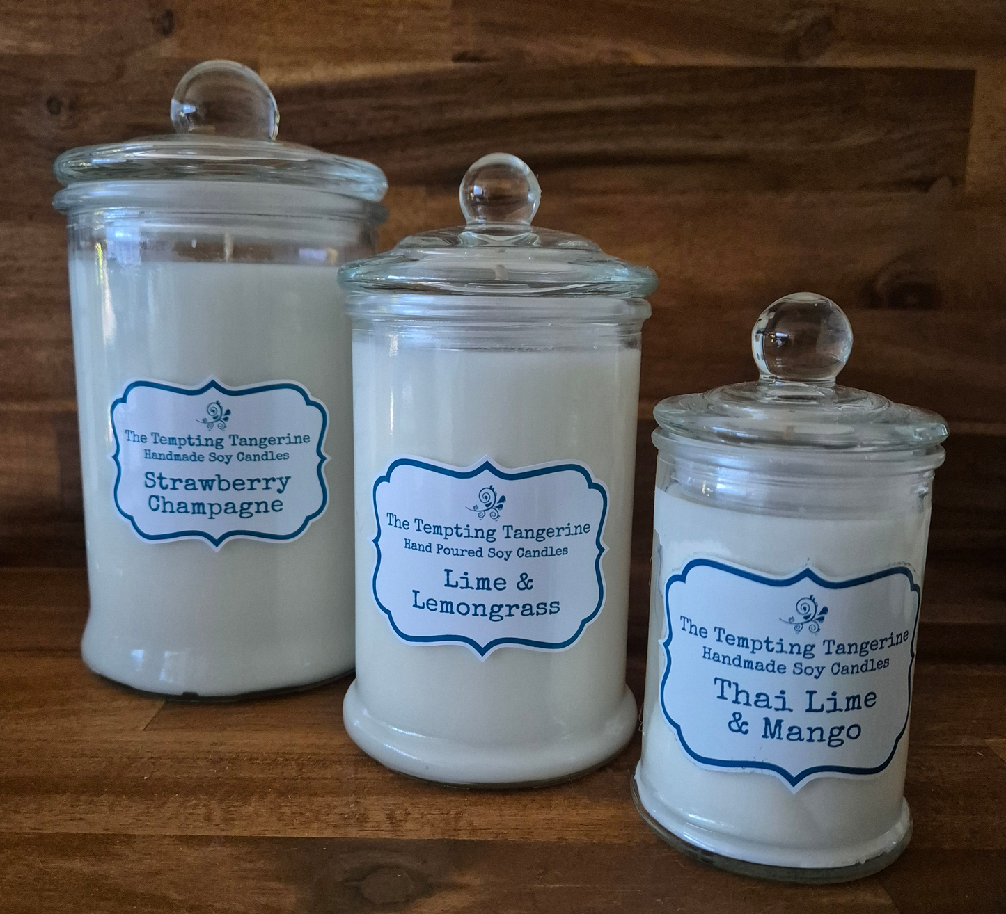 Small Classic Glass Soy Candle