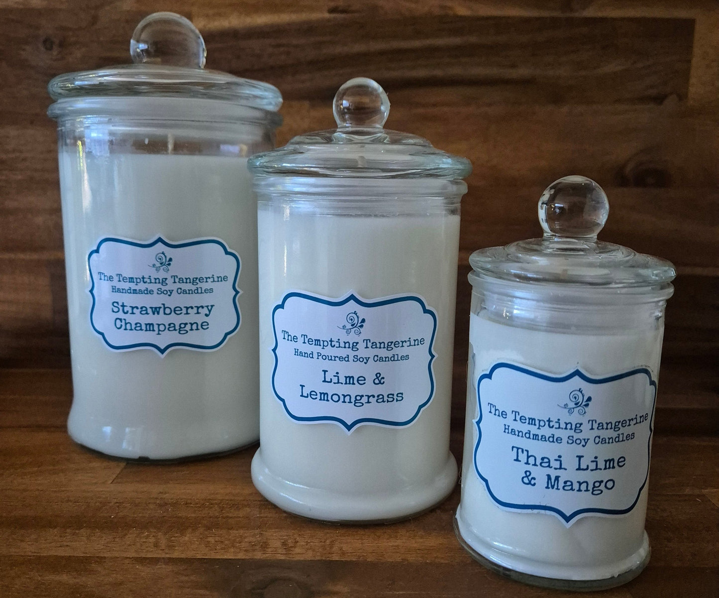 Small Classic Glass Soy Candle