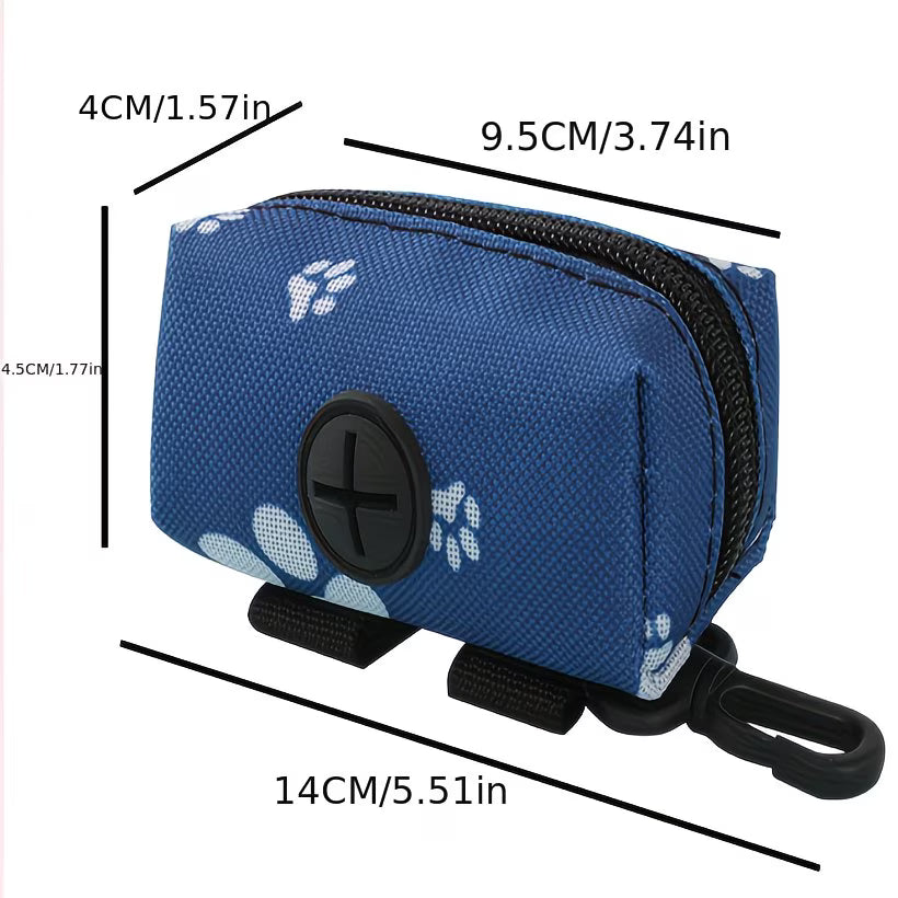 Material poo bag holder